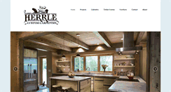 Desktop Screenshot of herrlecustomcarpentry.com